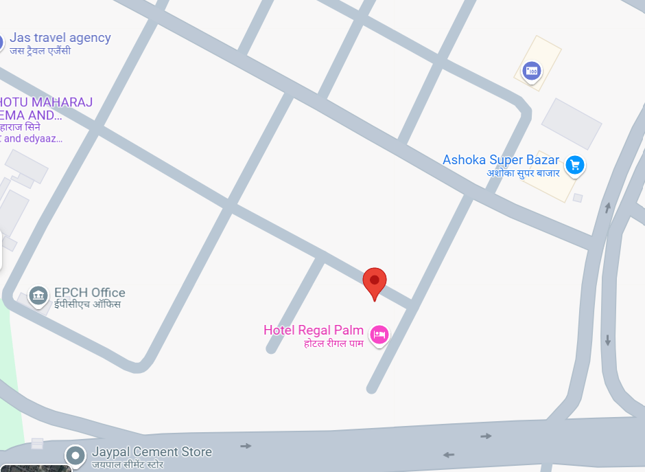 Hotel Regal Palm Location Map